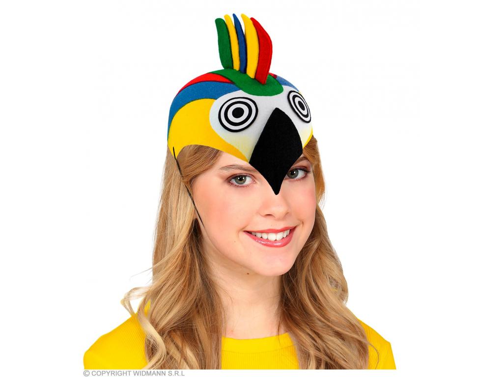 Papagáj sapka filcből