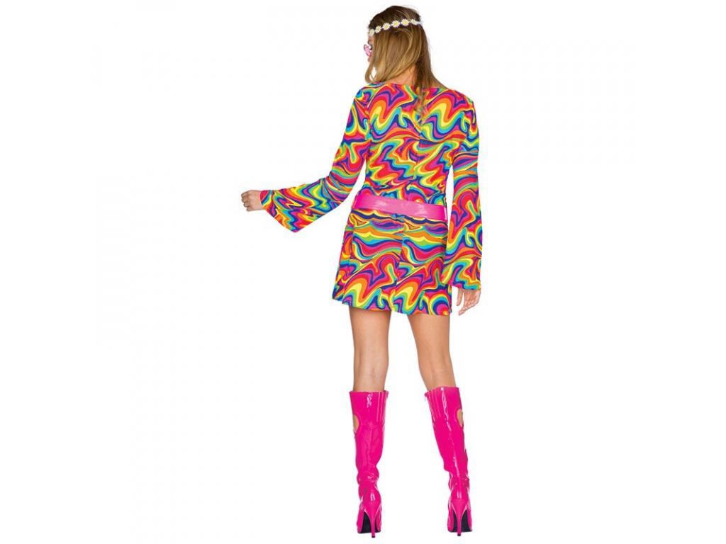 70-es éveket idéző hippi ruha női jelmez