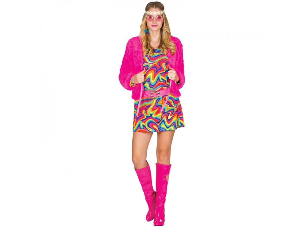 70-es éveket idéző hippi ruha női jelmez