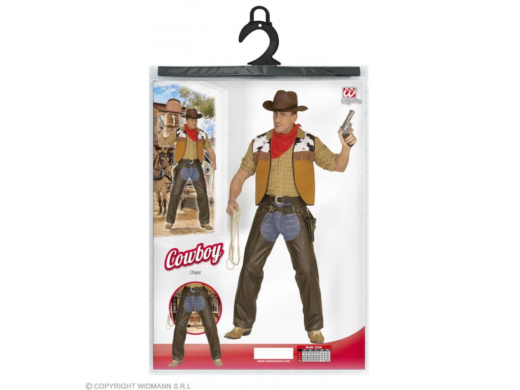 Cowboy nadrágvédő chaps férfi jelmez