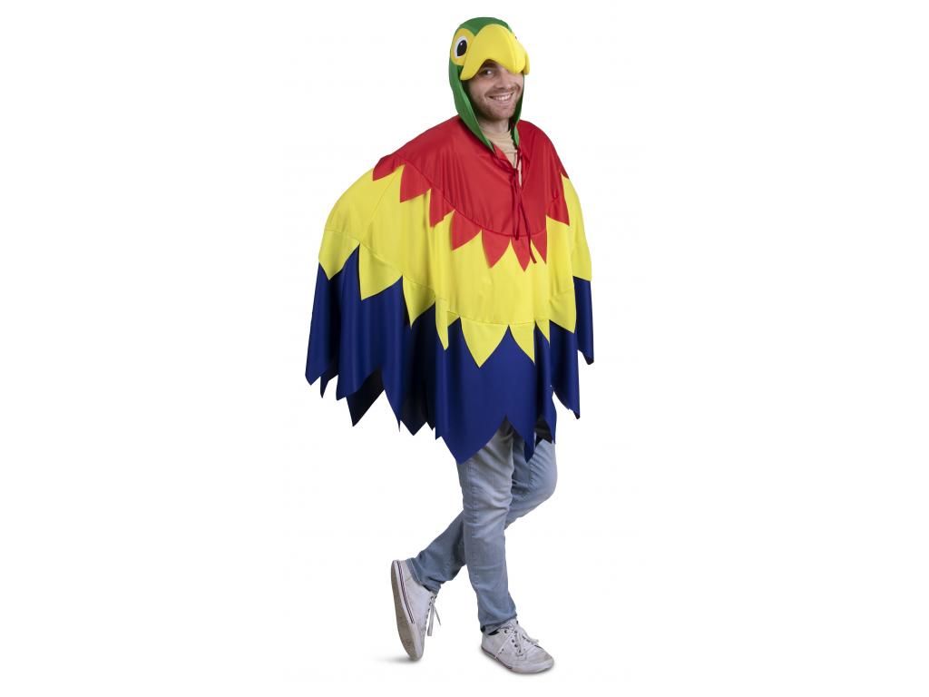 Pauli papagáj unisex felnőtt jelmez felnőtt általános méretben Pauli papagáj unisex felnőtt jelmez felnőtt általános méretben