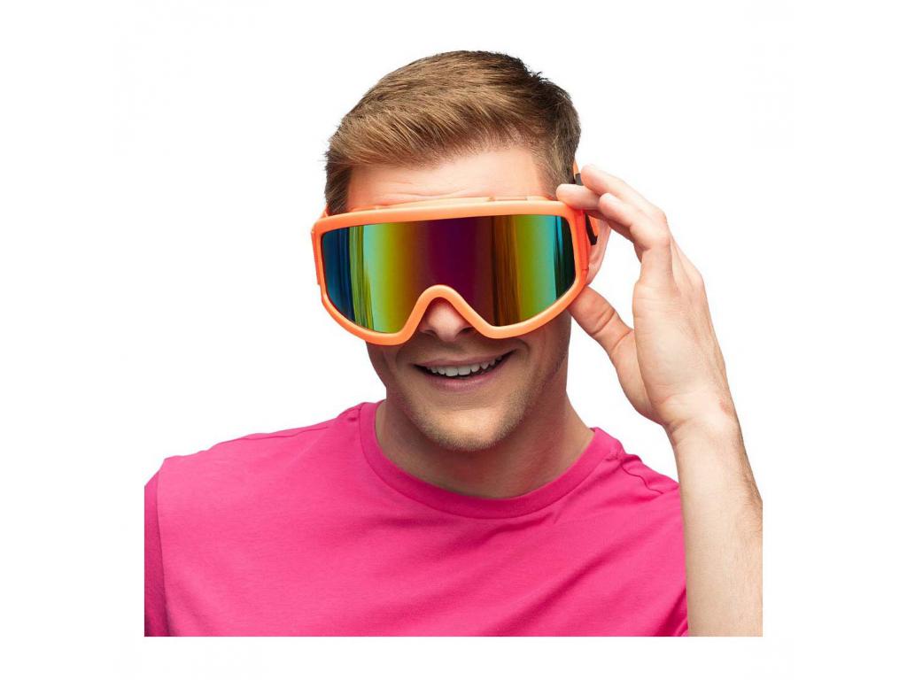 Neon narancssárga party síszemüveg