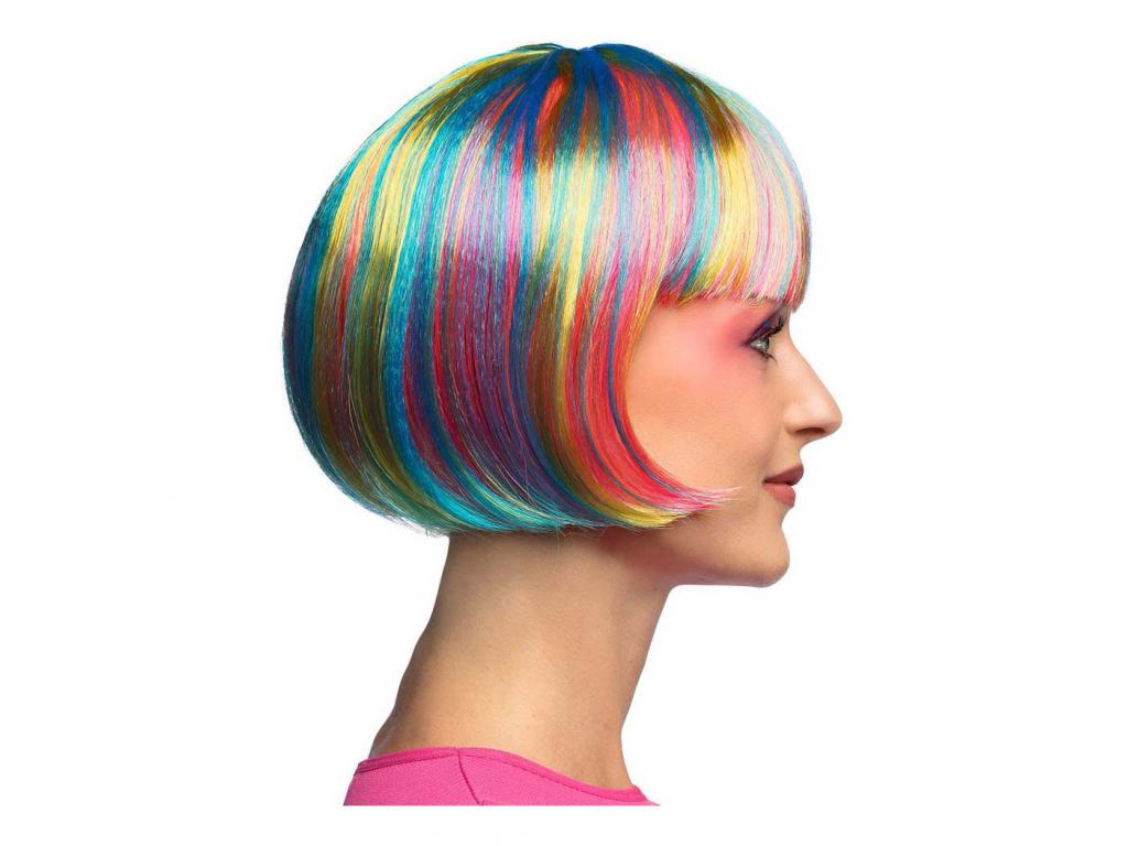 Pebbles színes paróka