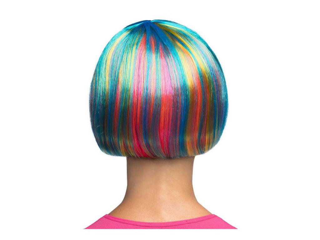 Pebbles színes paróka