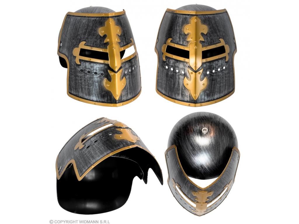 Középkori lovag sisak műanyagból gyermek méret