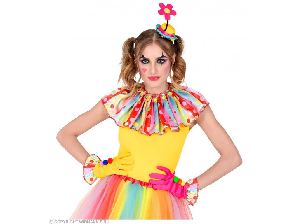 Bohóc szett mini kalappal unisex felnőtt jelmez