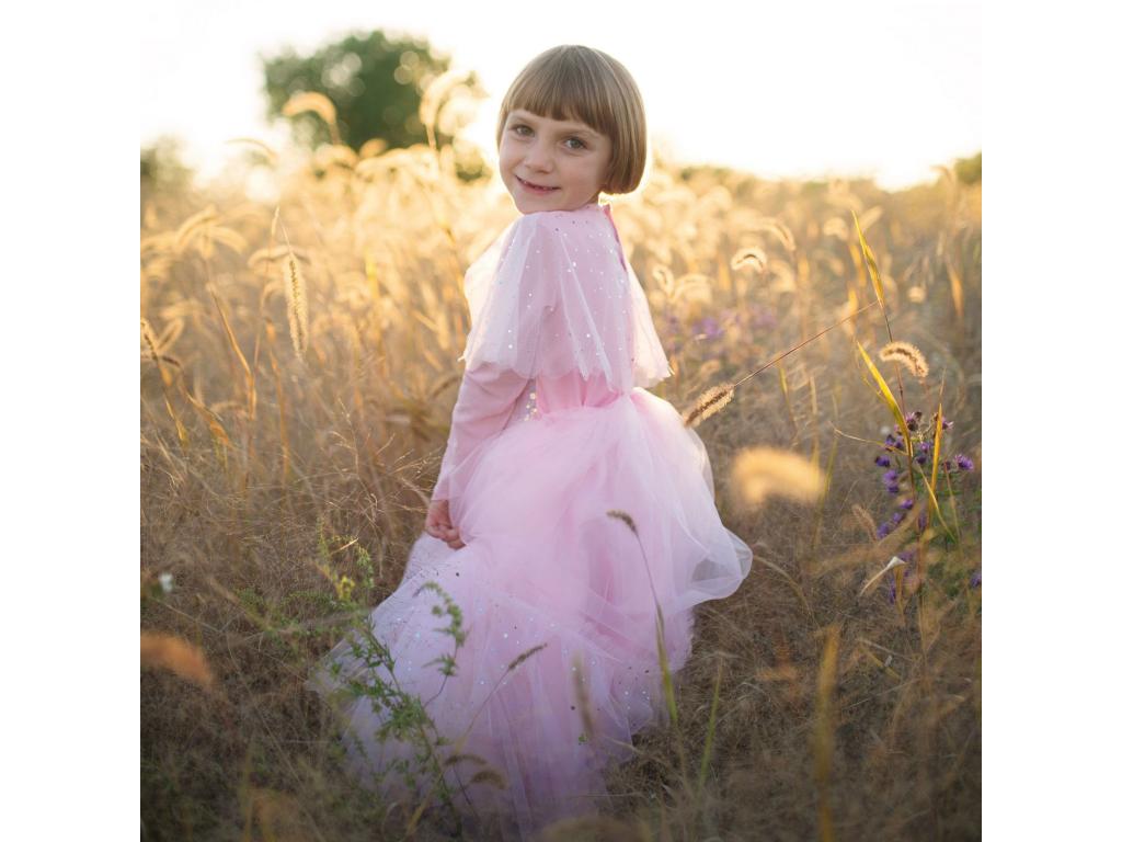 Elegáns rózsaszín hercegnő ruha, 78 éves korig