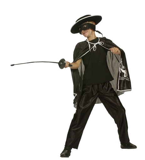 Zorro jelmez - 116-os méret Zorro jelmez - 116-os méret