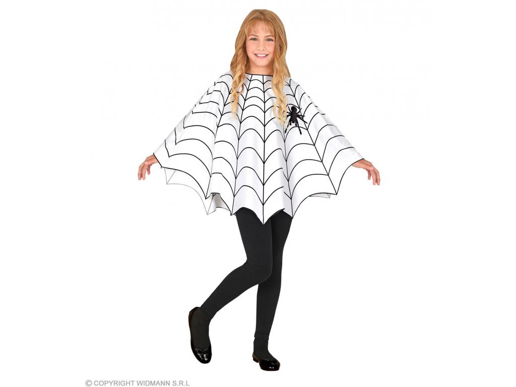 Pókhálós poncsó lány jelmez gyerek általános méretben