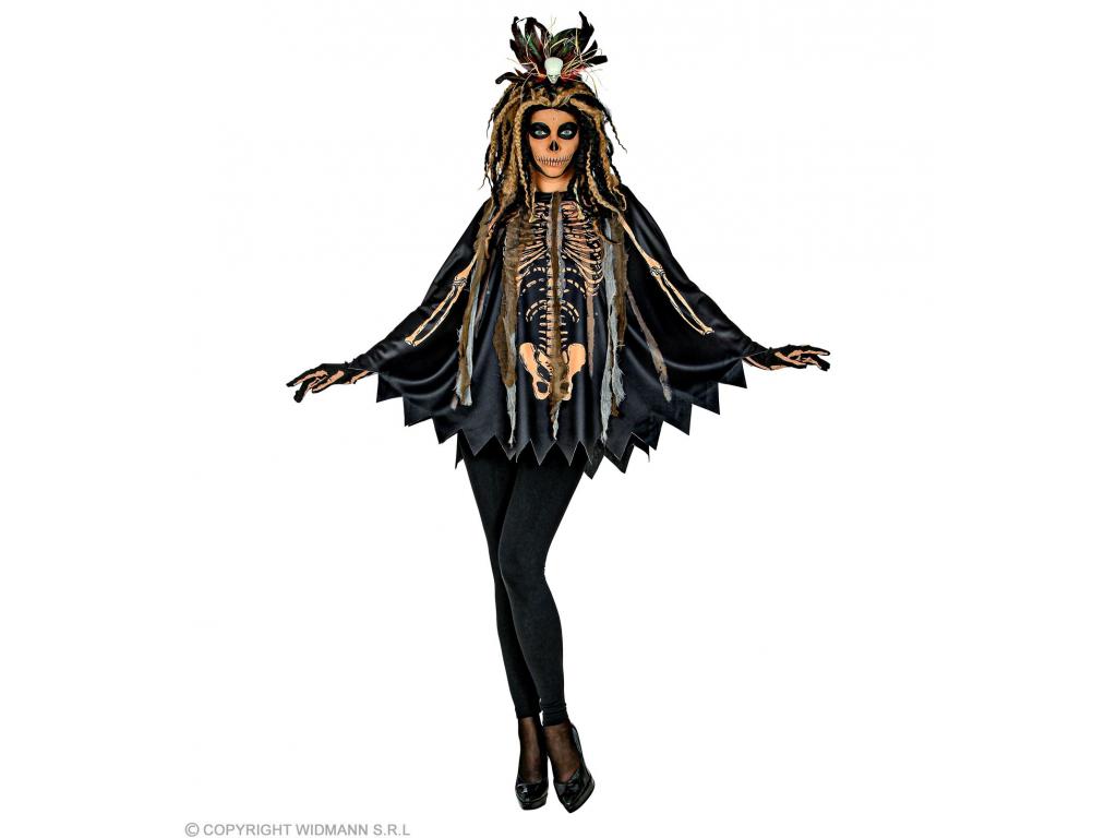 Vodoo poncsó női jelmez felnőtt általános méretben