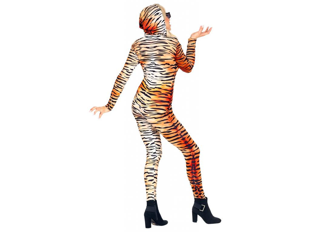 Tigris kezeslábas női jelmez