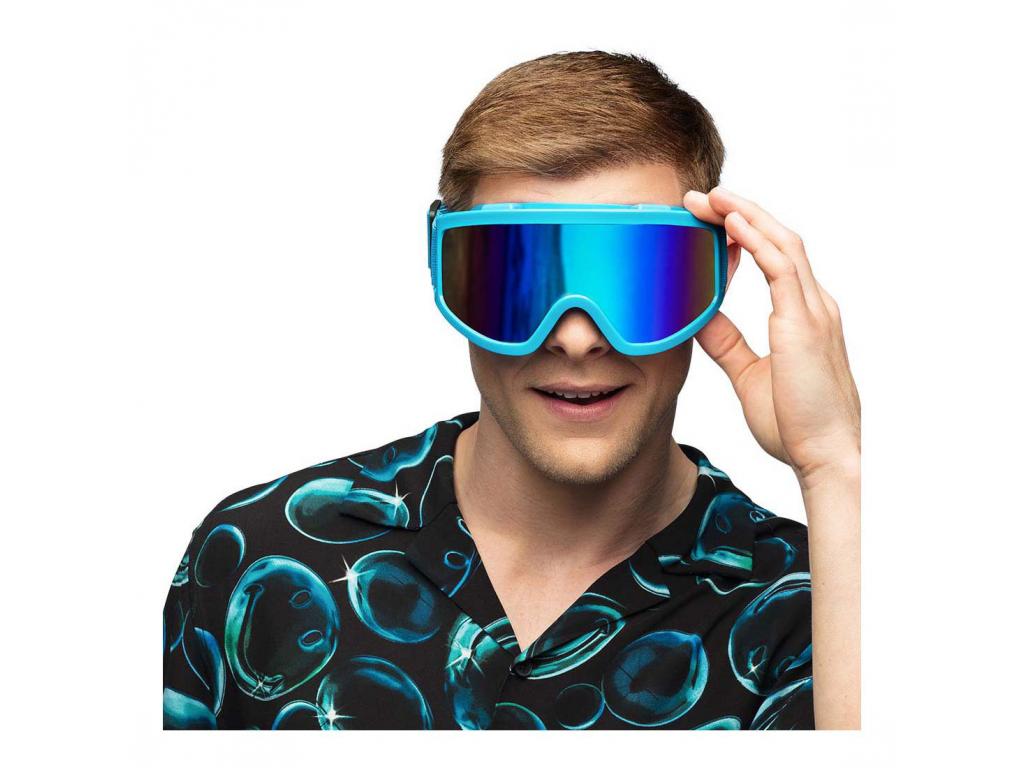 Neonkék party síszemüveg