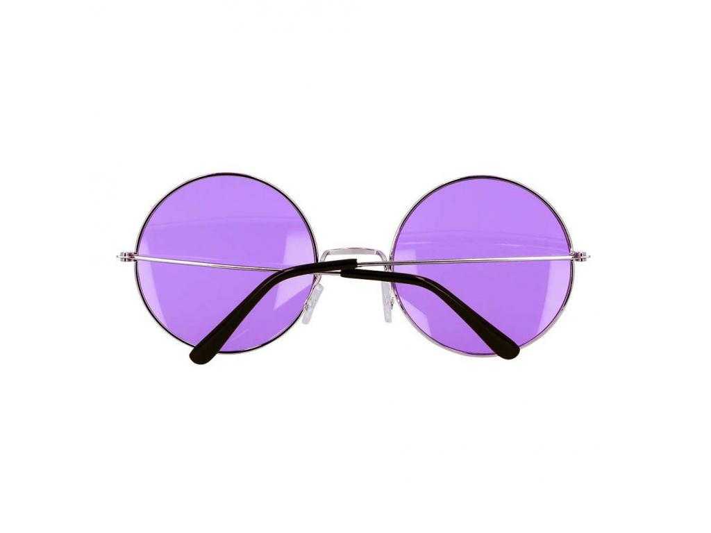 Hippie XL lila party szemüveg