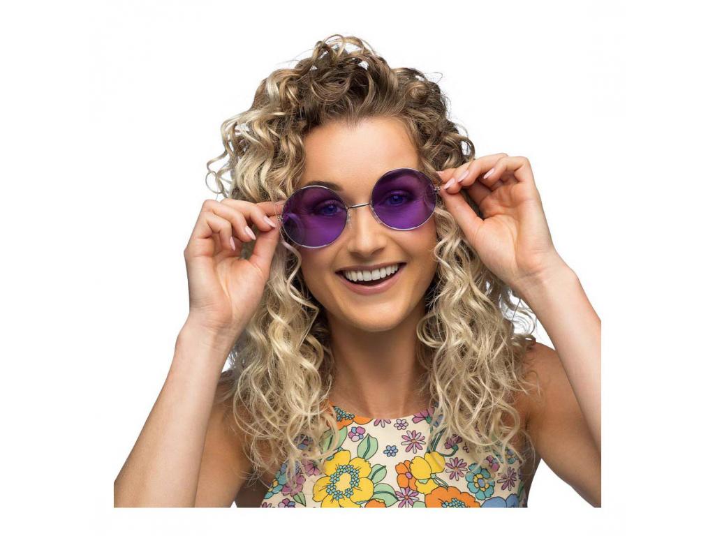 Hippie XL lila party szemüveg