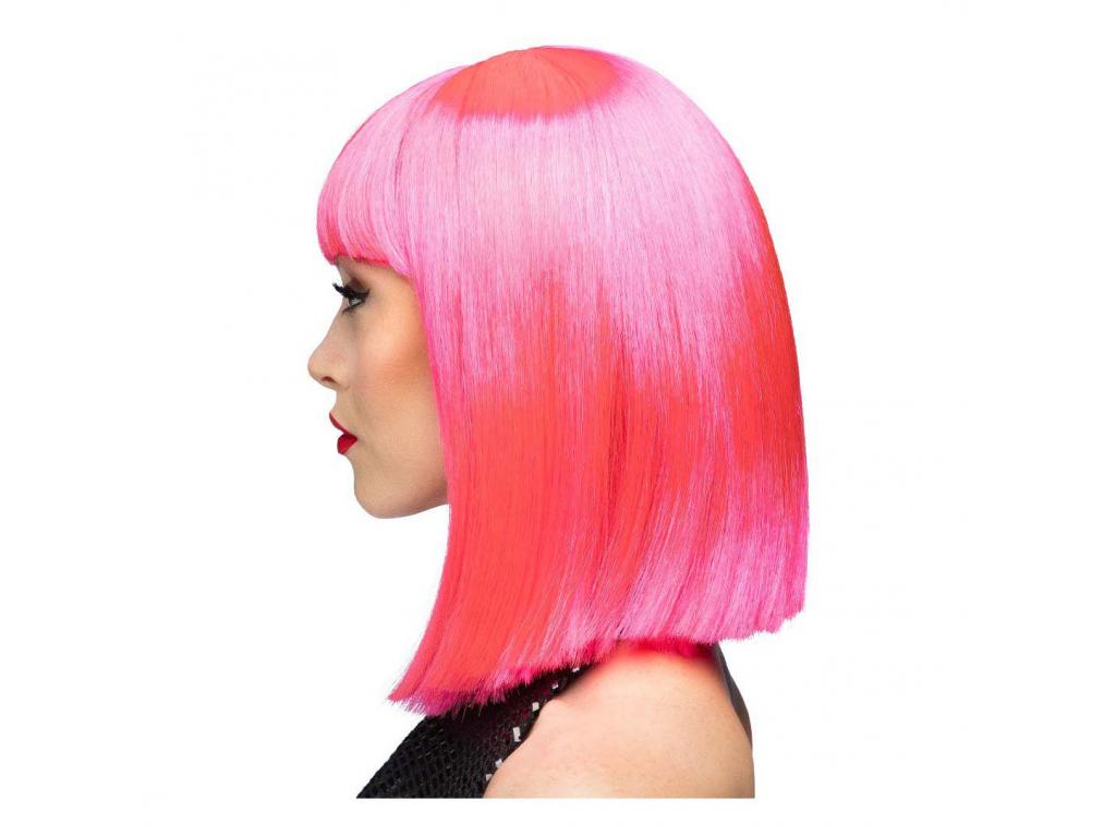 Dance neon rózsaszín paróka