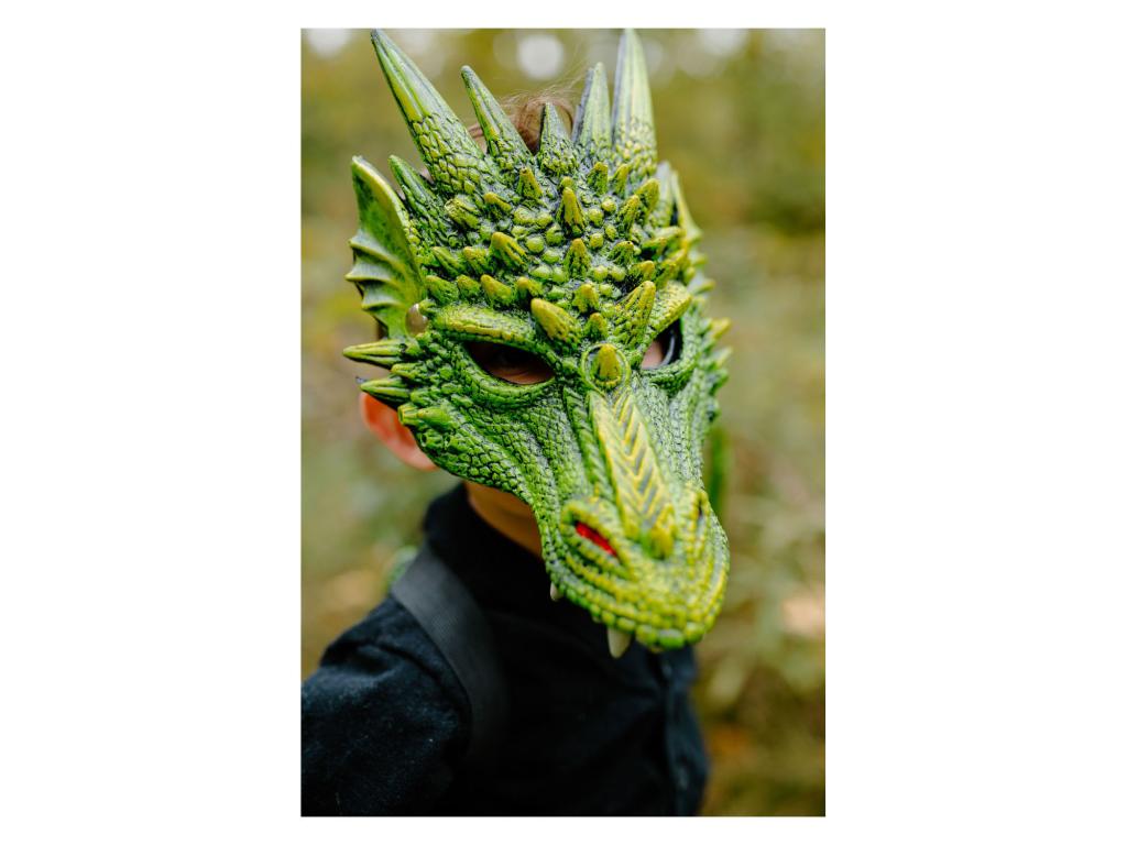 Sárkánymaszk, zöld