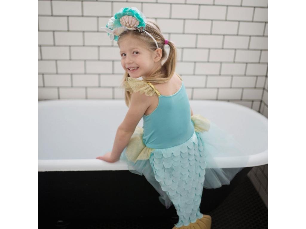 Hableány ruha uszonnyal, 56 éveseknek