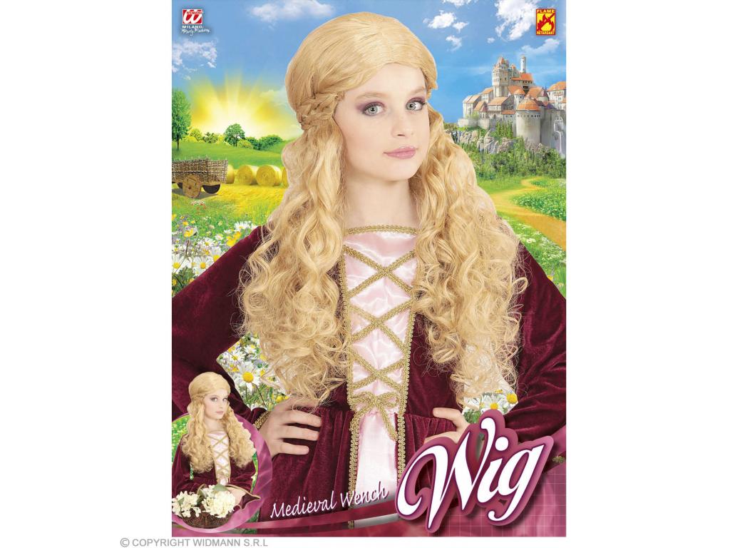 Középkori Szőke Paróka Lányoknak
