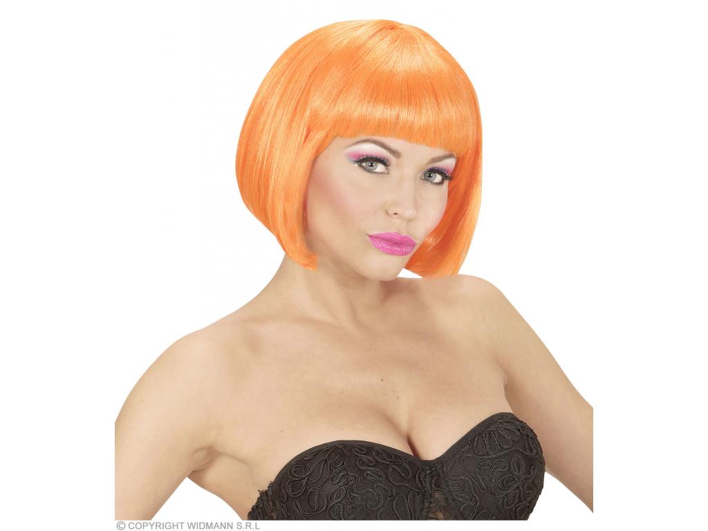 Valentina fluoreszkáló narancssárga paróka