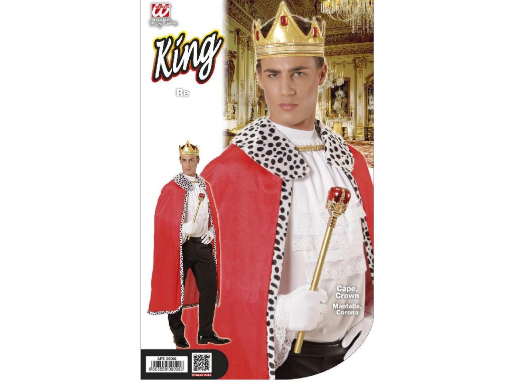 Királyi palást + korona férfi jelmez
