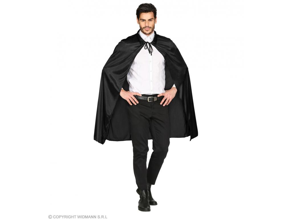 Fekete köpeny 110 cm férfi jelmez