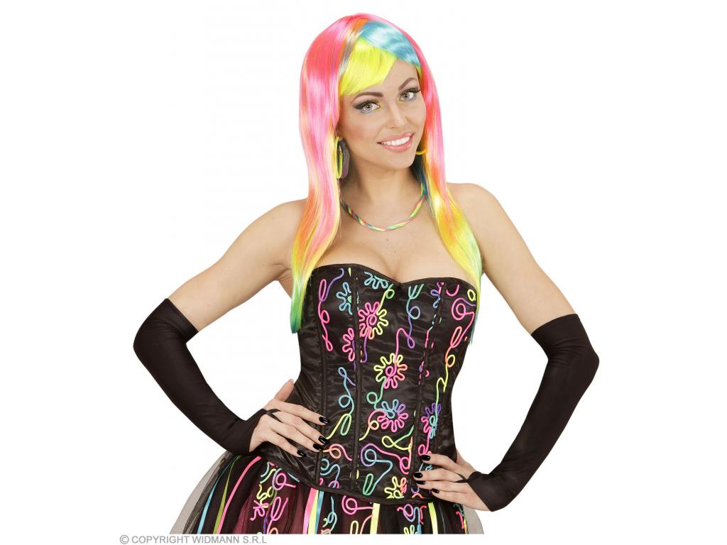 Fekete újjas kesztyű