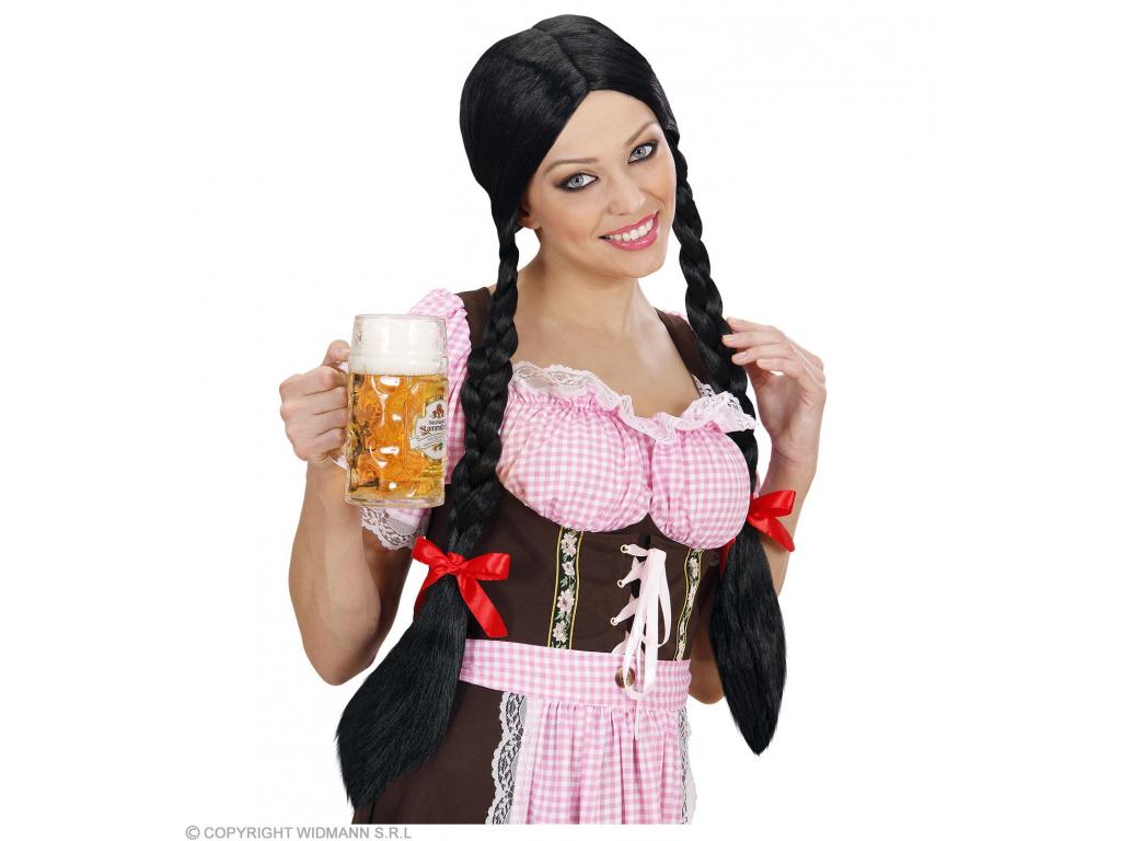 Gretel paróka, fekete