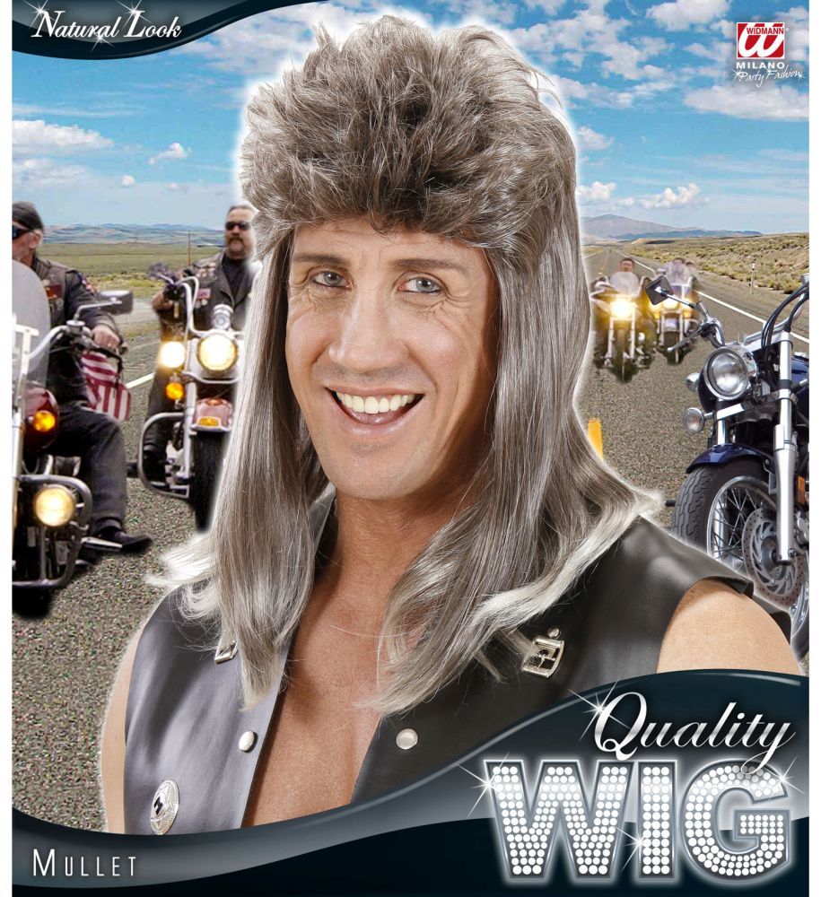 Mullet szőke férfi paróka Mullet szőke férfi paróka