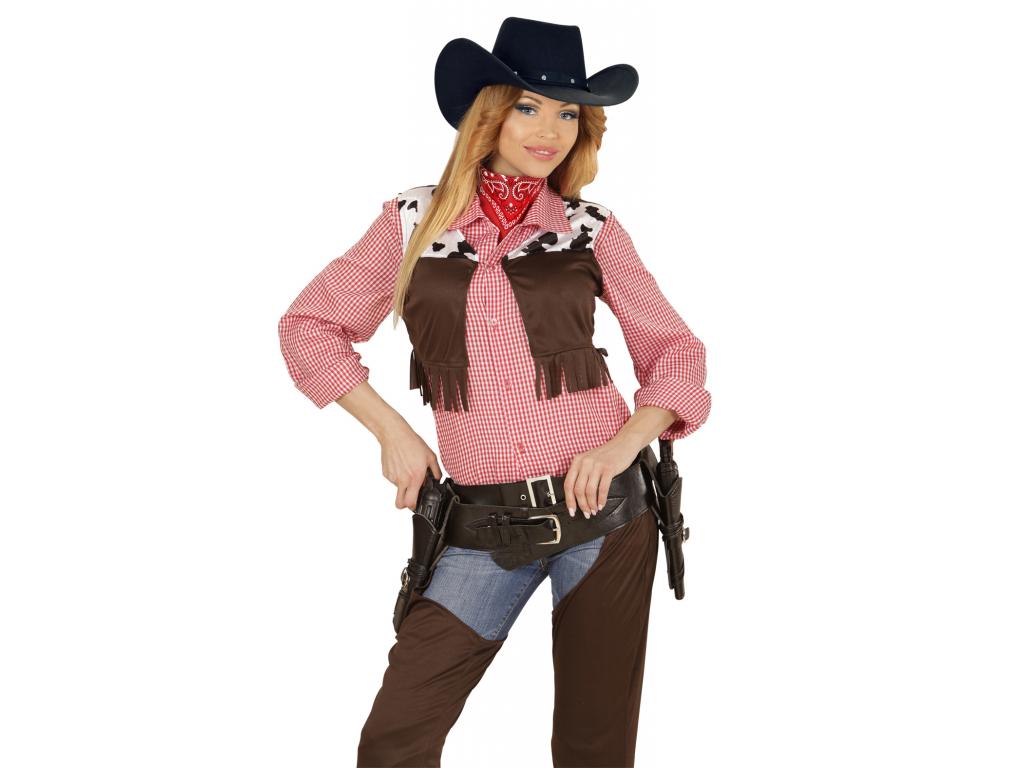 Fekete cowboykalap szegecsekkel