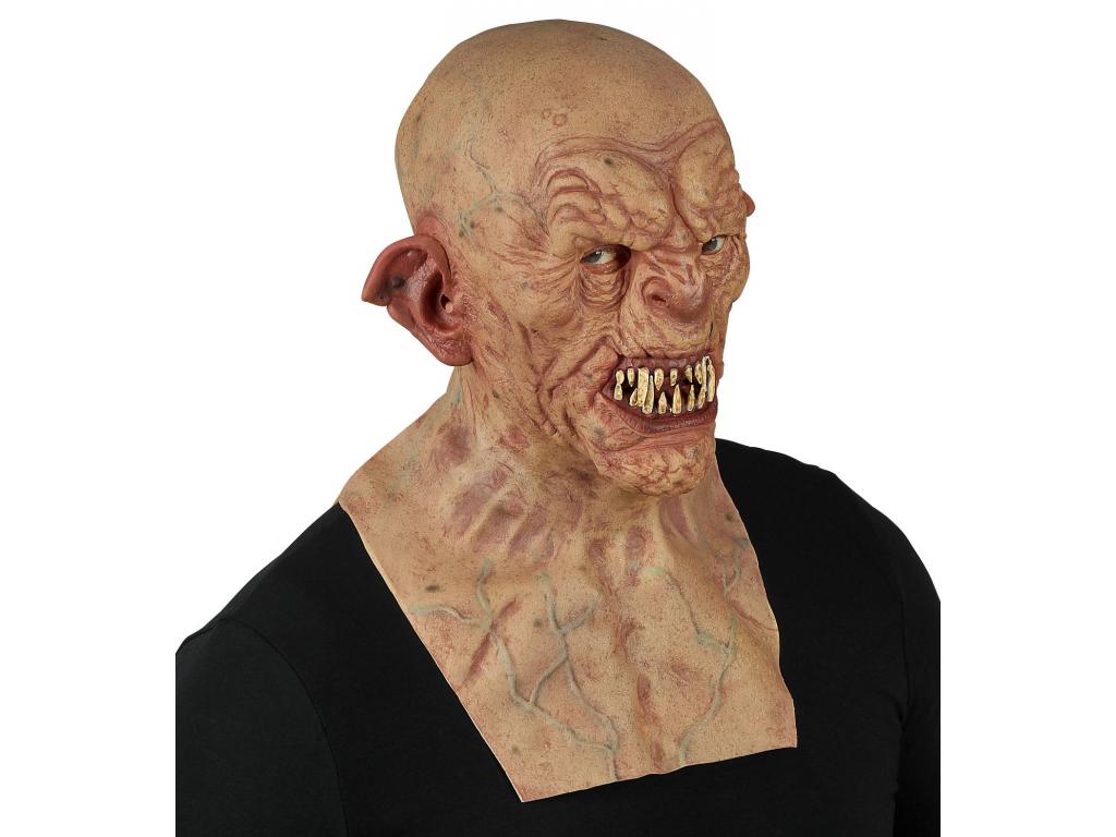 Zombi szilikon maszk nyak és mellkas résszel