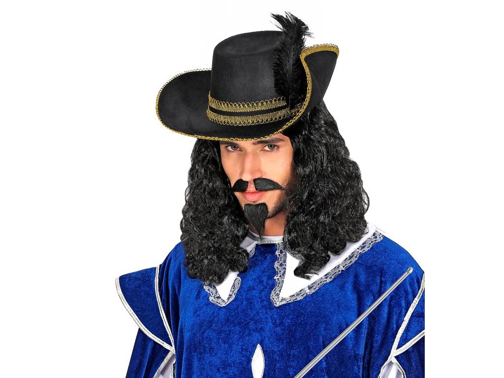 Muskétás paróka és bajusz