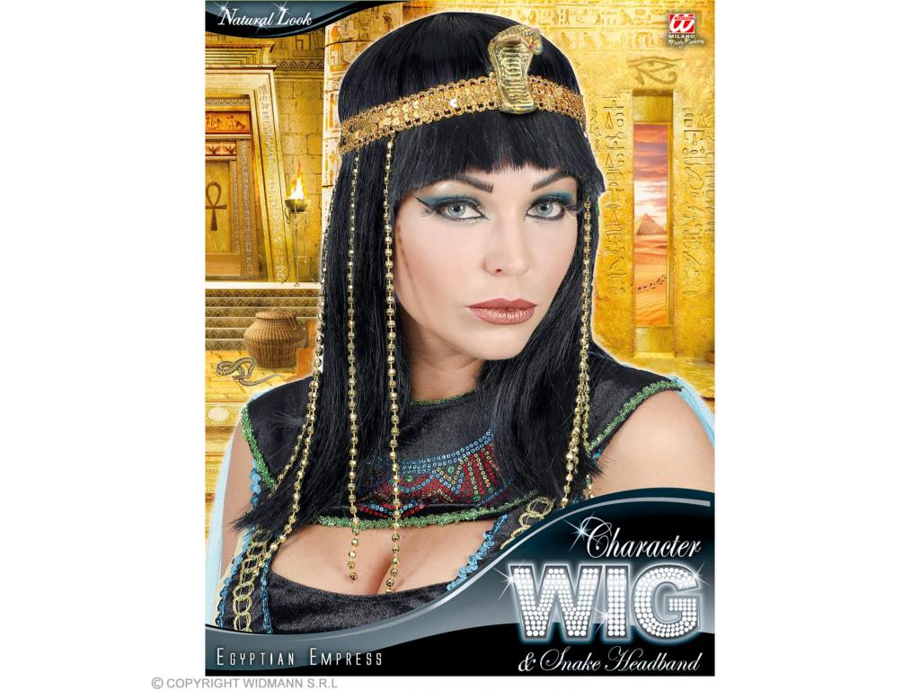 Egyiptom királynő paróka fejdísszel