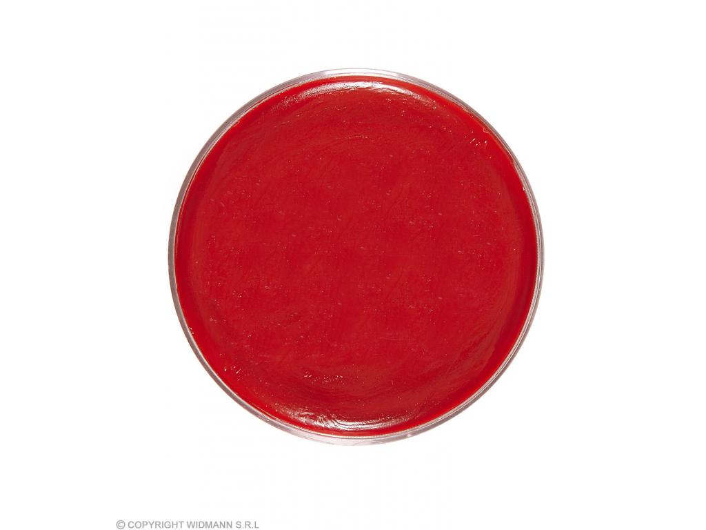 Piros testfesték, tégelyes