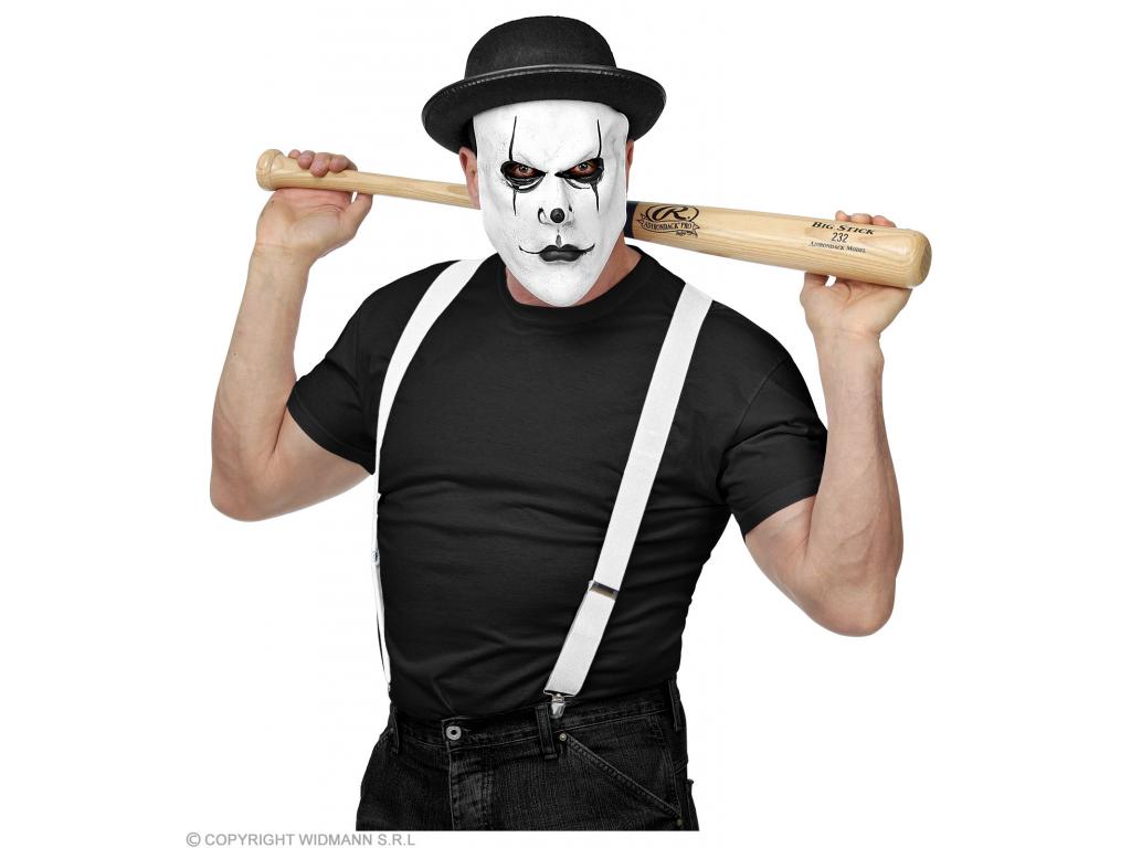 Harlekin bohóc maszk és kalap