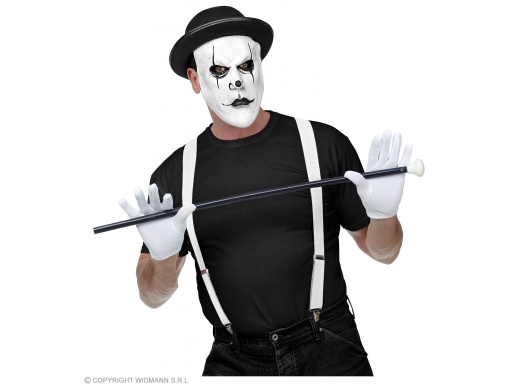 Harlekin bohóc maszk és kalap