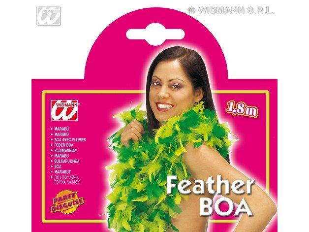 Toll boa sál, 180 cm, fekete-fehér