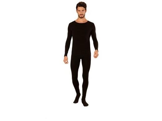 Body kezeslábas férfi jelmez fekete színben