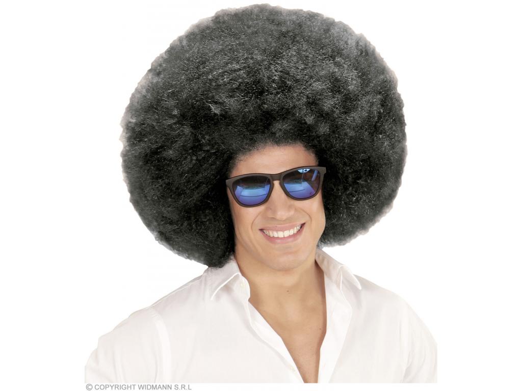 Afro fekete paróka