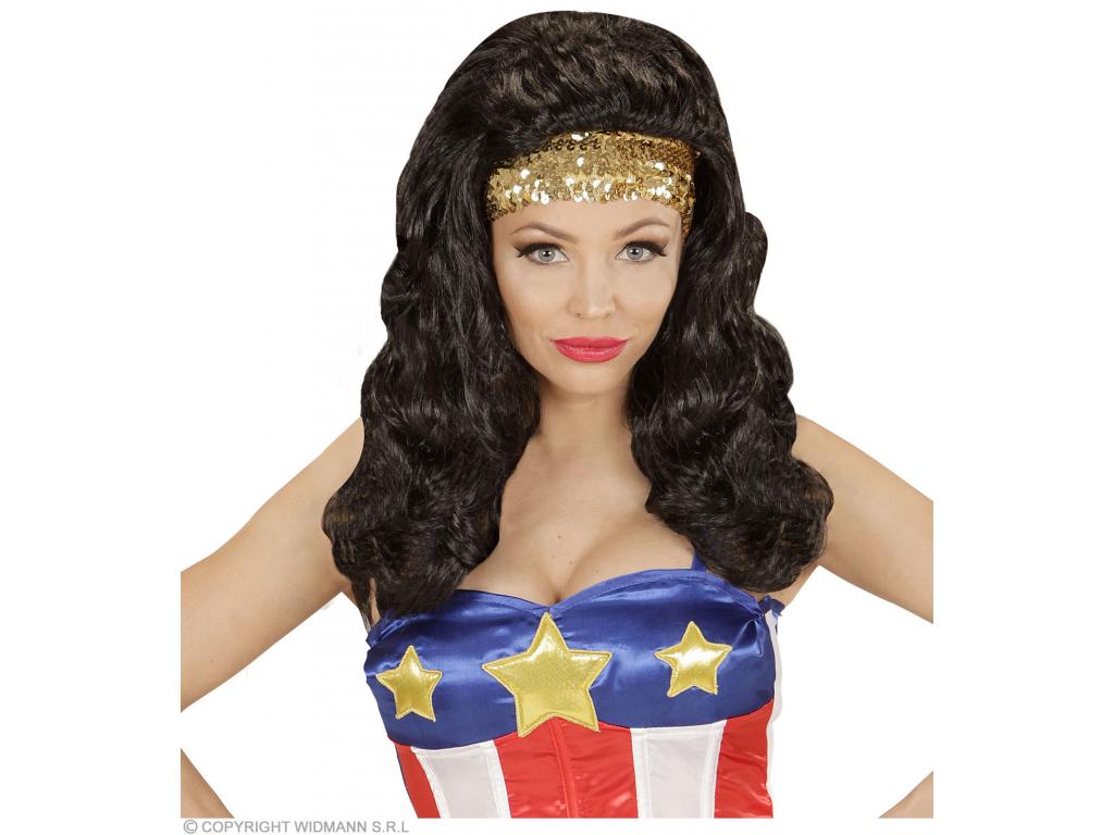 Dús barna, hosszú paróka