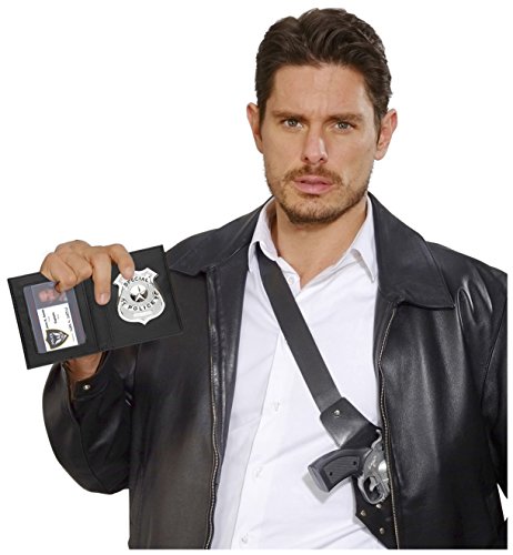 Rendőrségi pénztára jelvénnyel