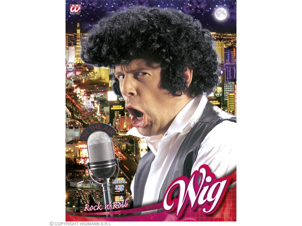 Rock and roll paróka, fekete