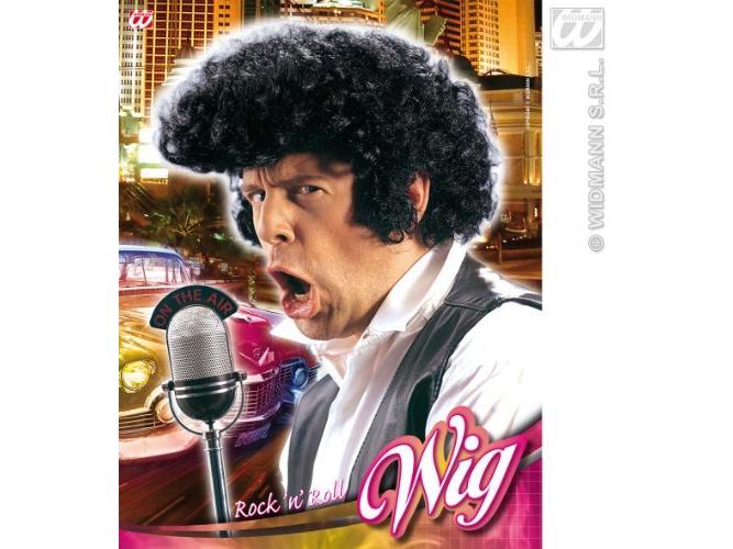 Rock and roll paróka, fekete