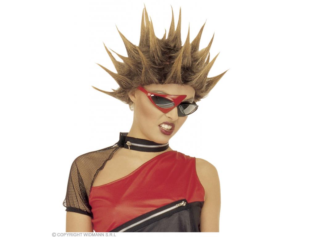 Punk paróka, unisex, barna