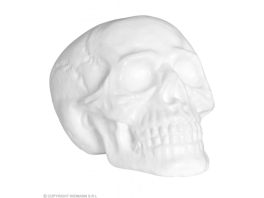 Színváltoztatós, hangeffektusos koponya, 32 cm