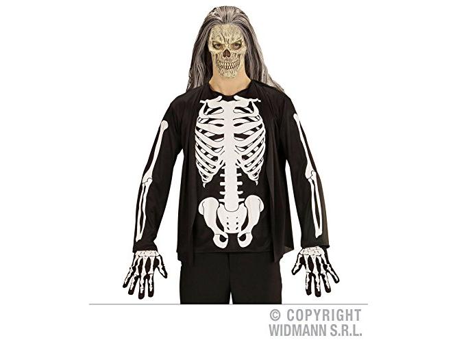 Csontvázas póló férfi jelmez