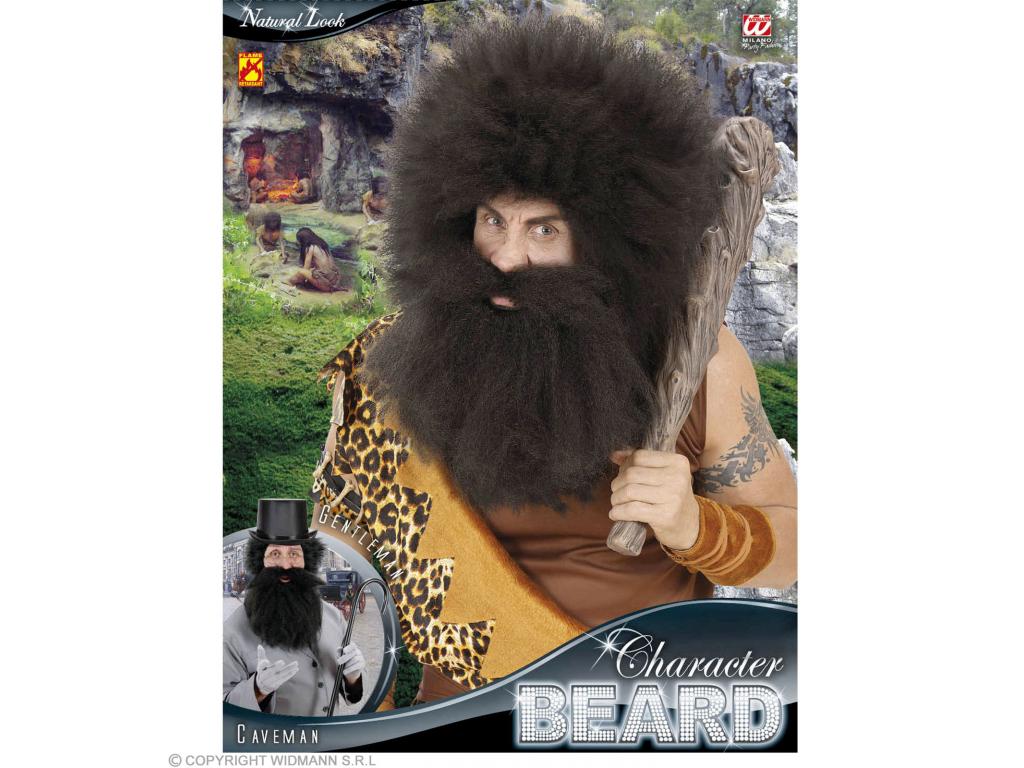 Extra dús körszakáll, fekete