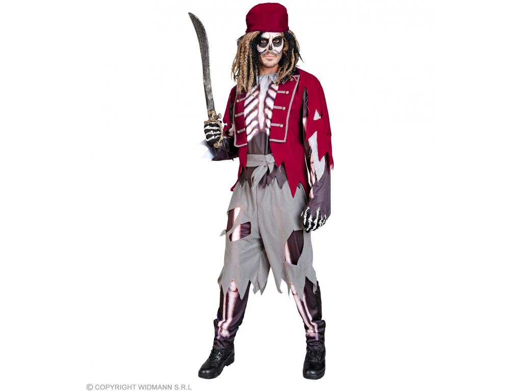 Kalóz csontváz férfi jelmez