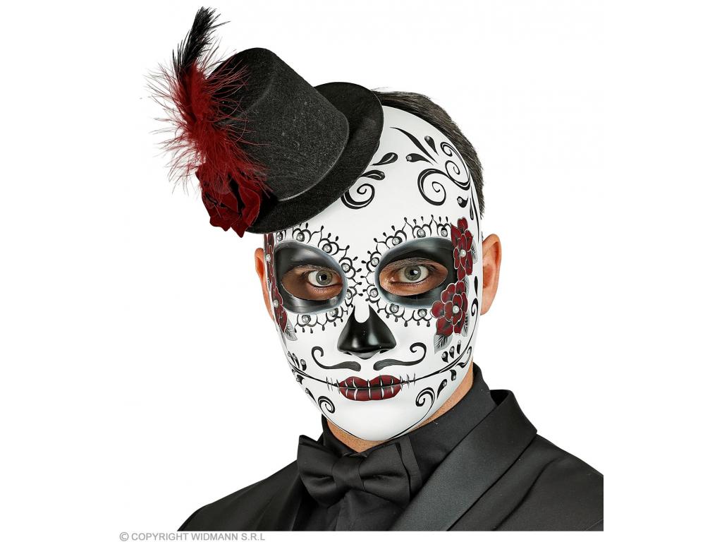 Dia de los maszk kalappal