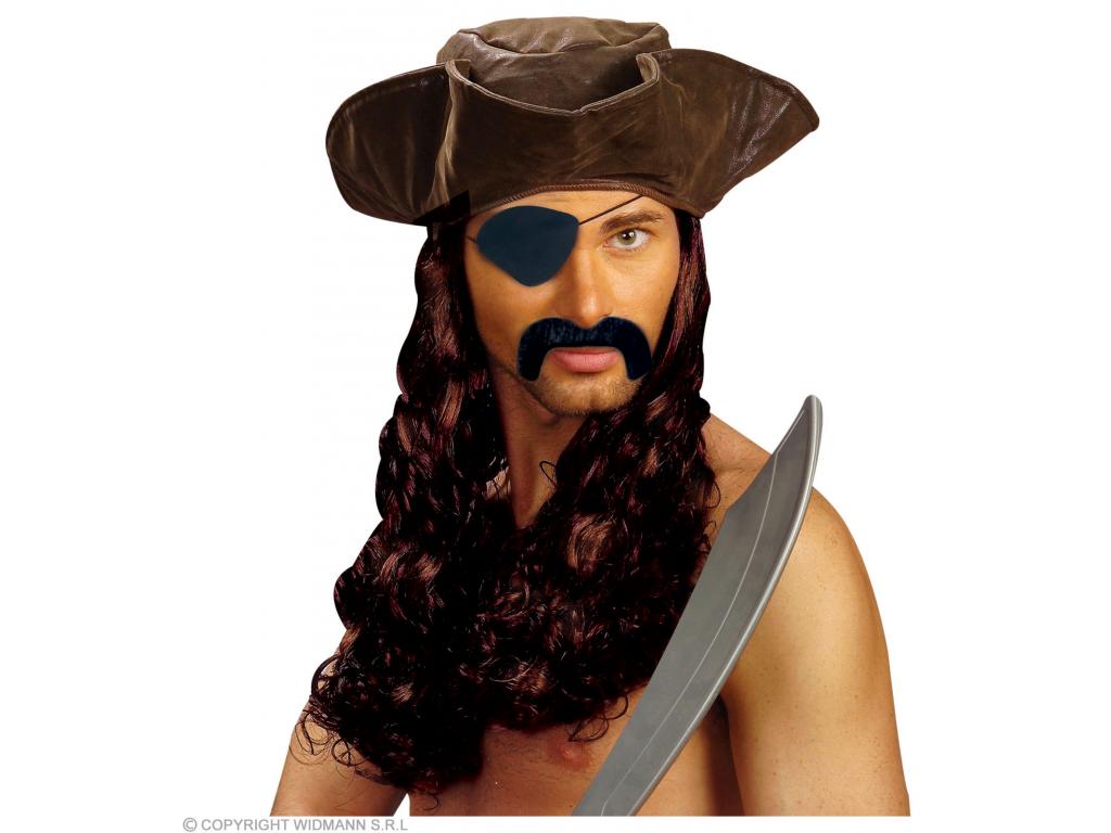 Kalóz bajusz, szemtakaróval