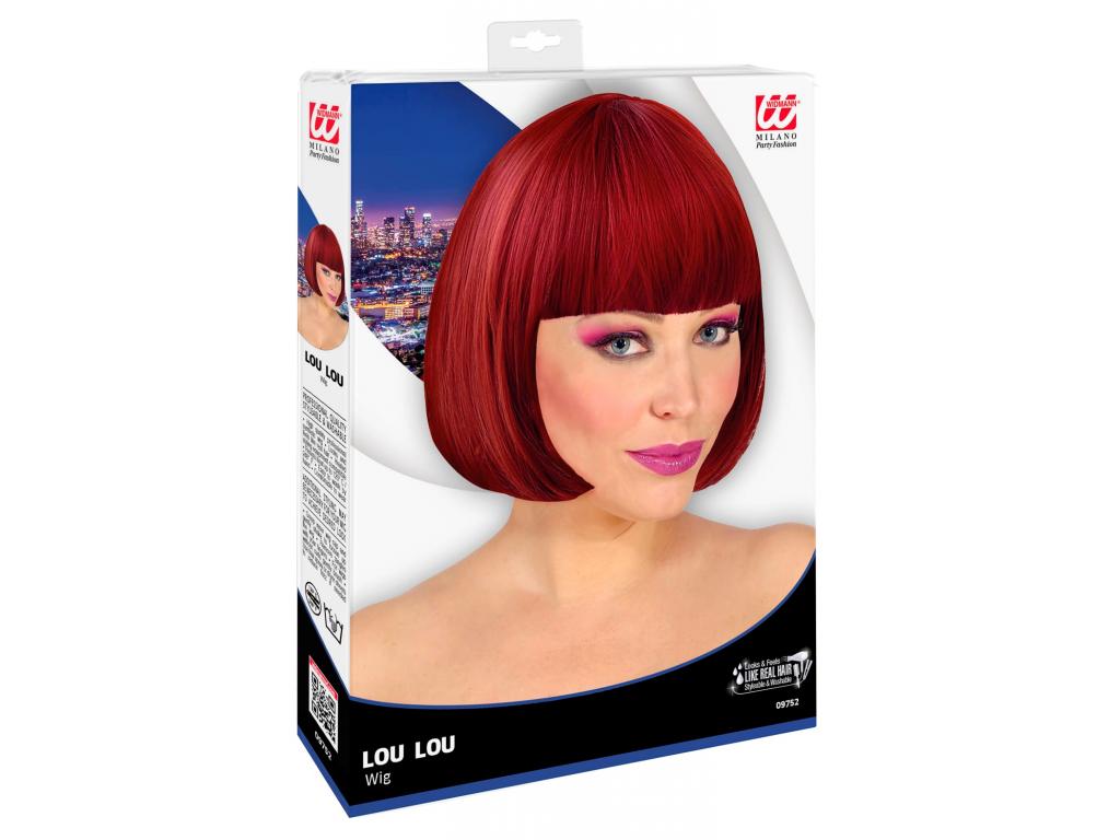 Vörös Lou Lou paróka